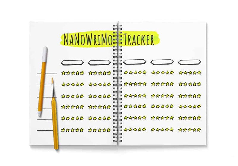 bullet journaling NaNoWriMo