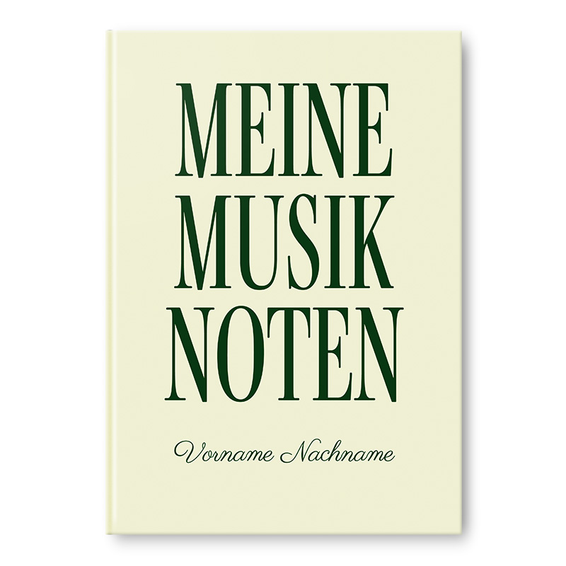 musiknoten buch hardcover din a4