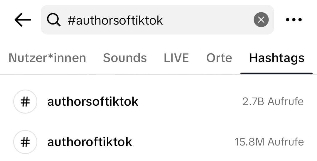 booktok hashtag authorsoftiktok